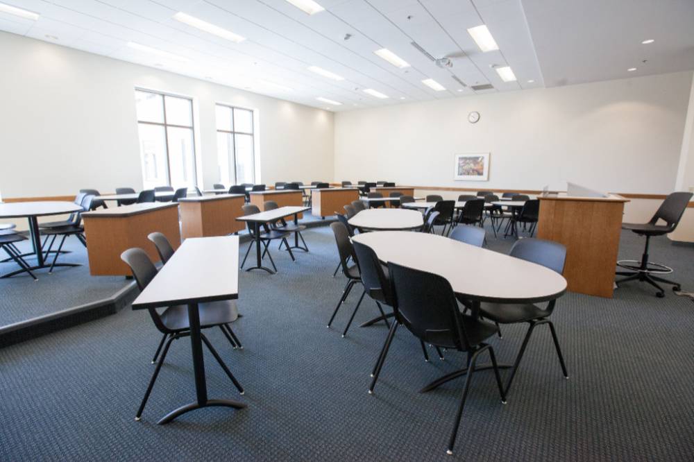 classroom tables and chairs